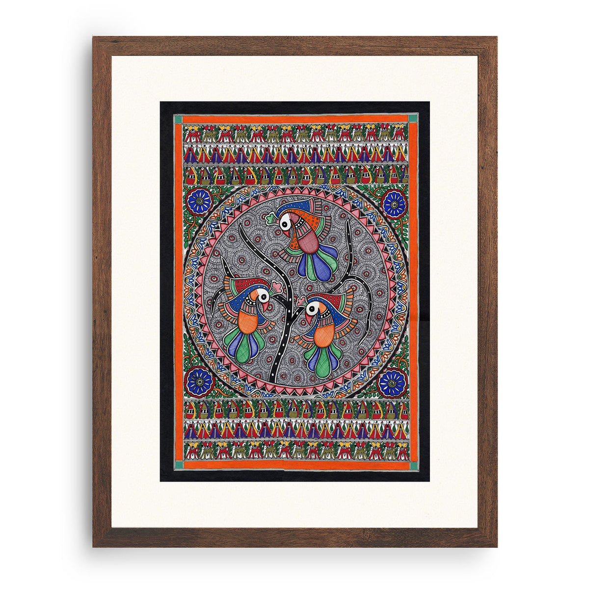 Mithila Peacock Painting Madhubani Art: Buy Madhubani Paintings & Art ...