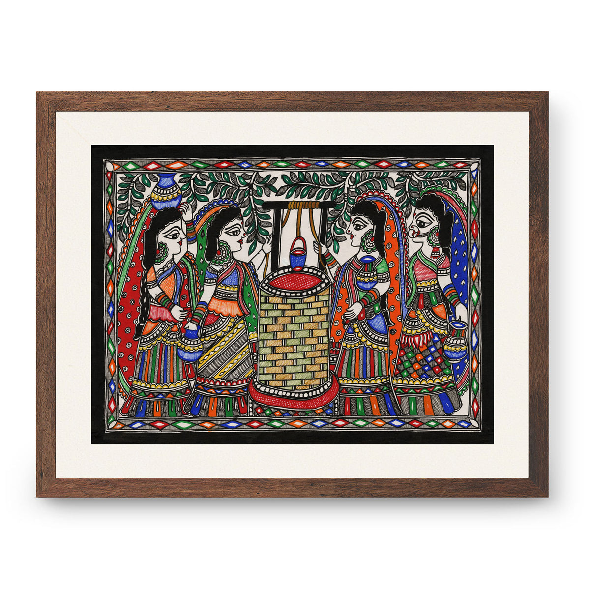 Water Ritual Painting Madhubani Art: Buy Madhubani Paintings & Art ...