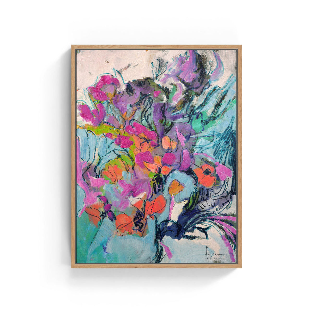 Floral Symphony Wall Art II main image 1