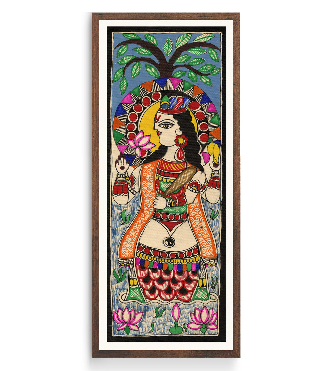 Traditional Woman Madhubani Art: Buy Madhubani Paintings & Art Prints ...