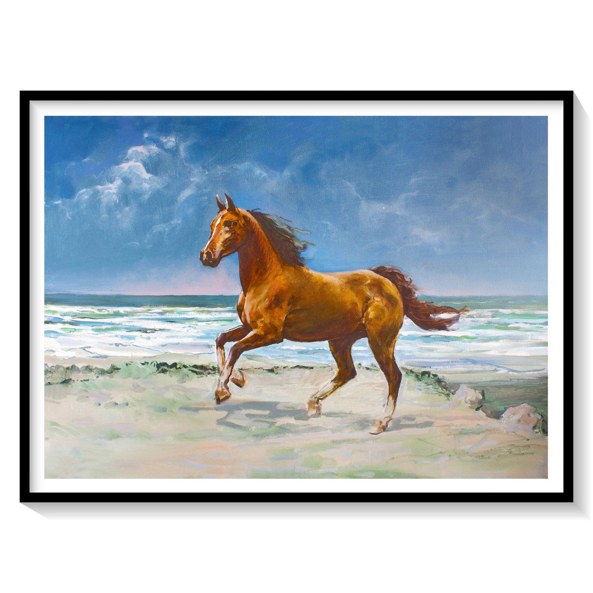 The Horse Chestnut Fairy 額装アート Buy Chestnut horse painting Animal Painting & Art Prints Online