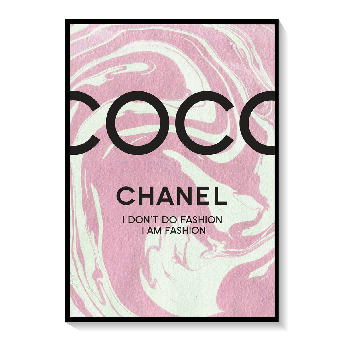Pink Chanel Shop Poster