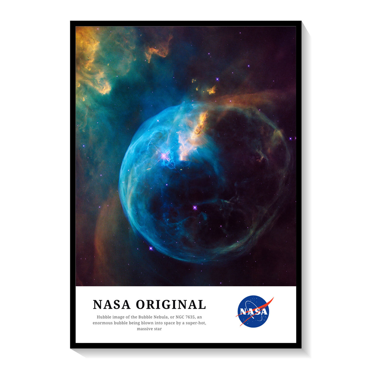 ARTCANVAS Hubble Telescope Bubble Nebula Ngc 7635 Canvas 2024 Art Print