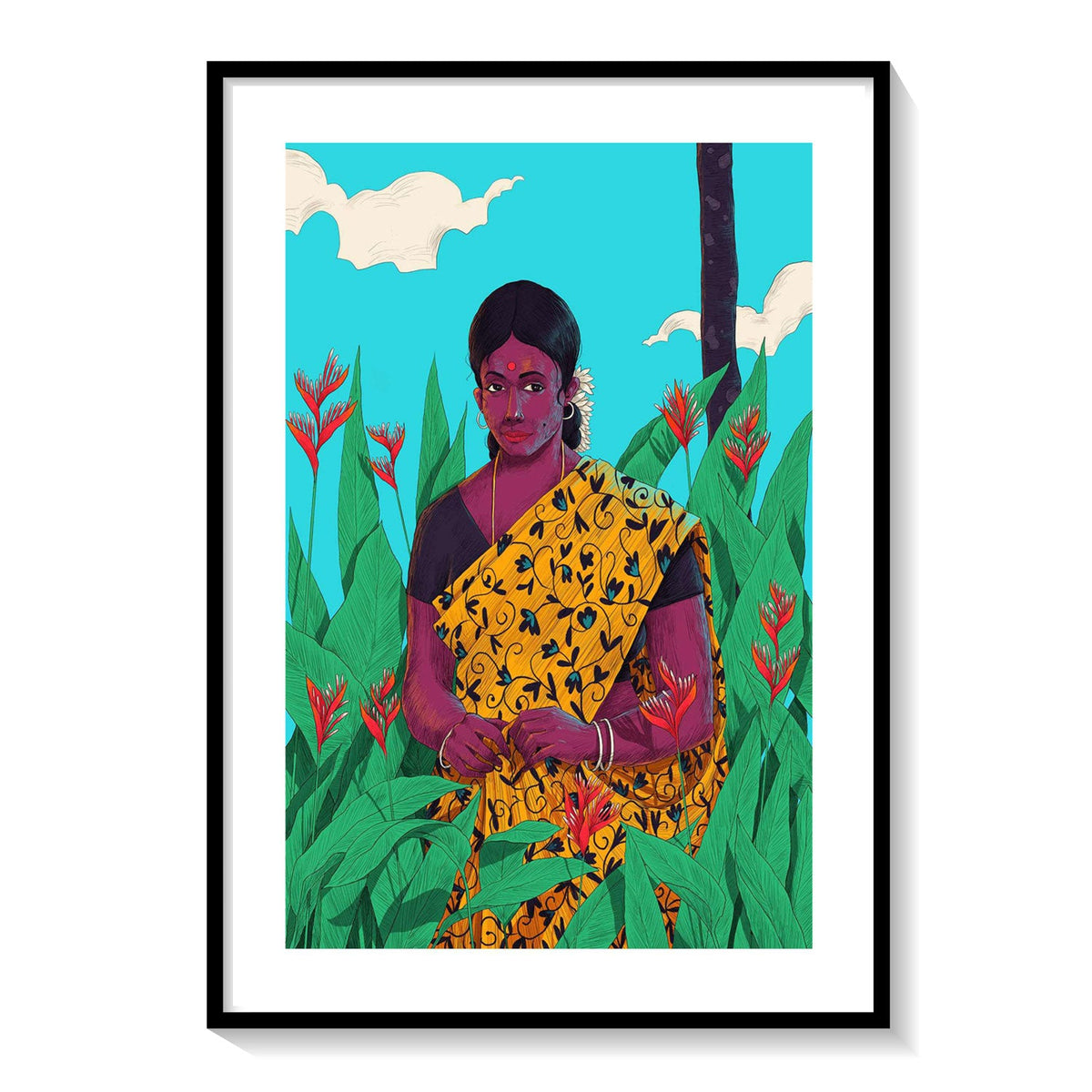 Shaantha Buy Premium Framed Art Prints Online India Dessine Art
