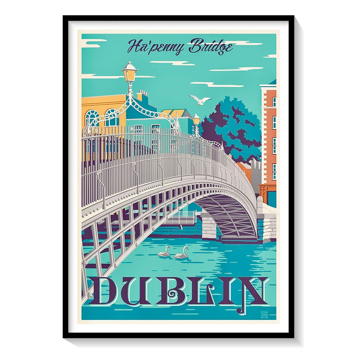 Buy Dublin Travel Poster Art & Prints Online India at Best Price