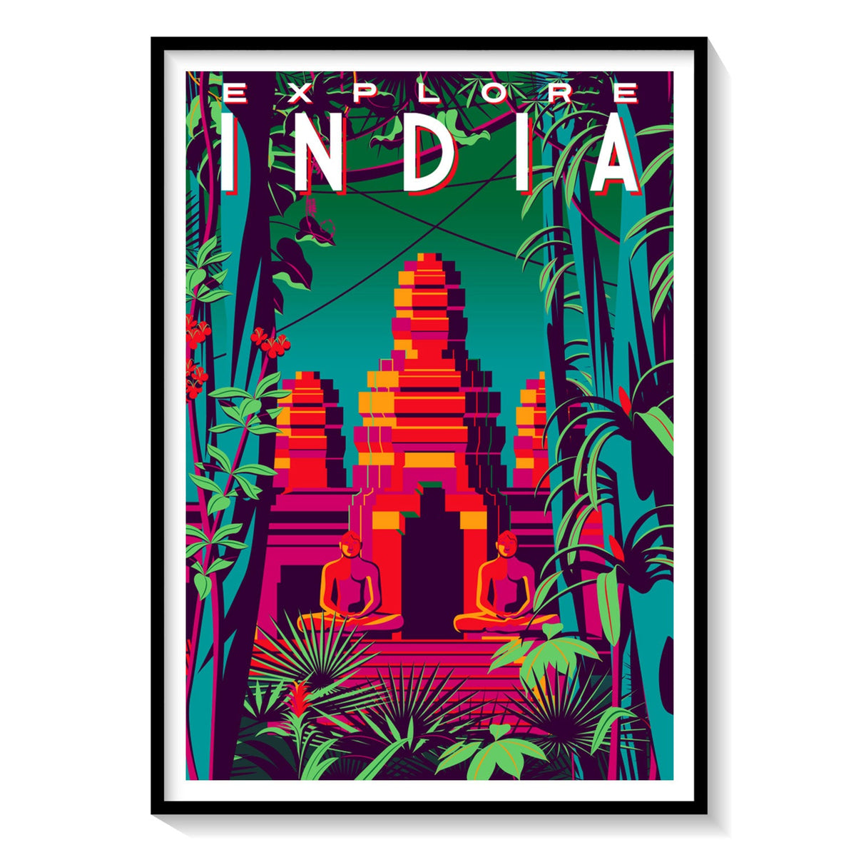 Buy India Explore Travel Poster Art & Prints Online India at Best Price