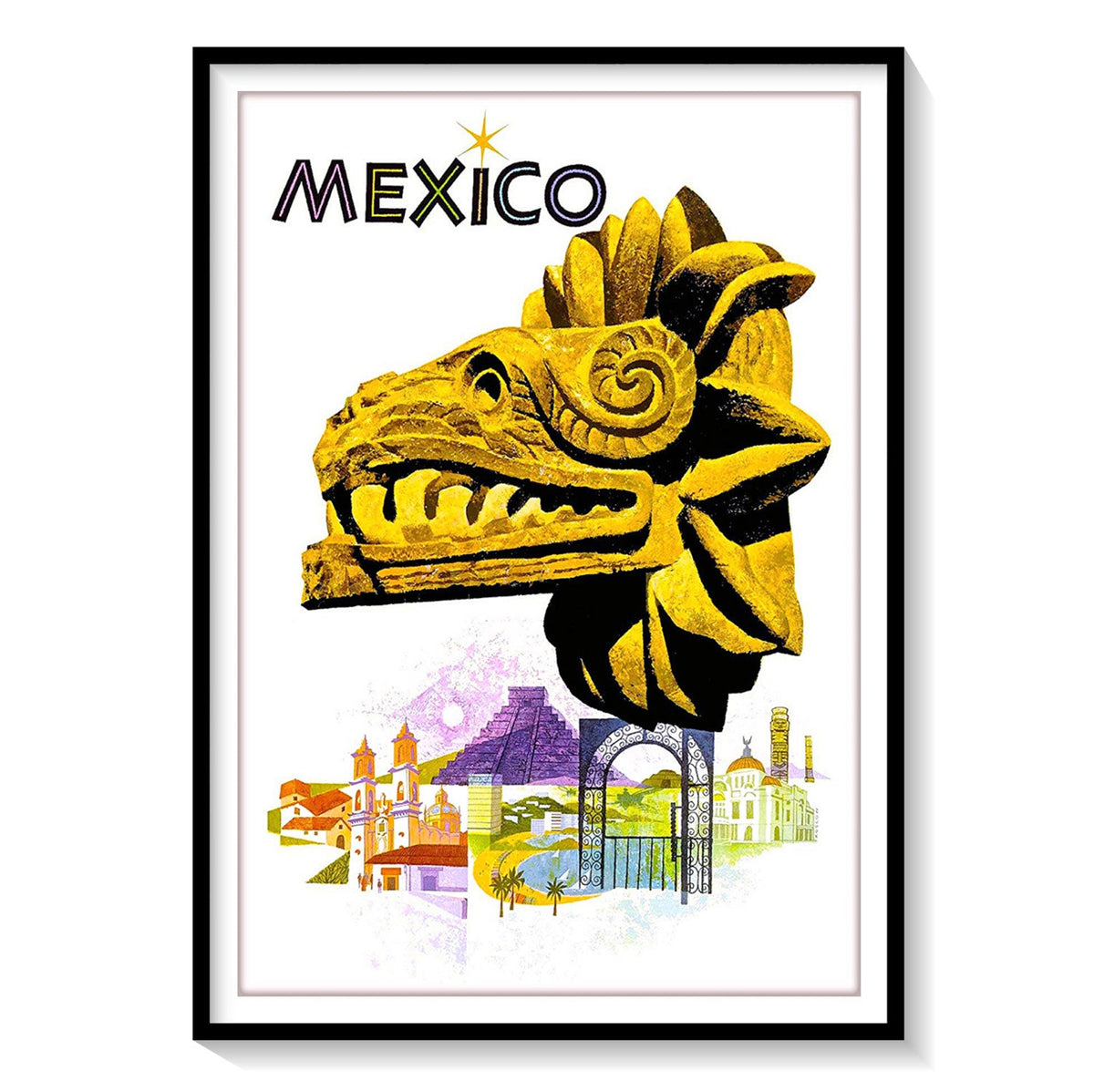 Buy mexico Travel Poster Art & Prints Online India at Best Price ...