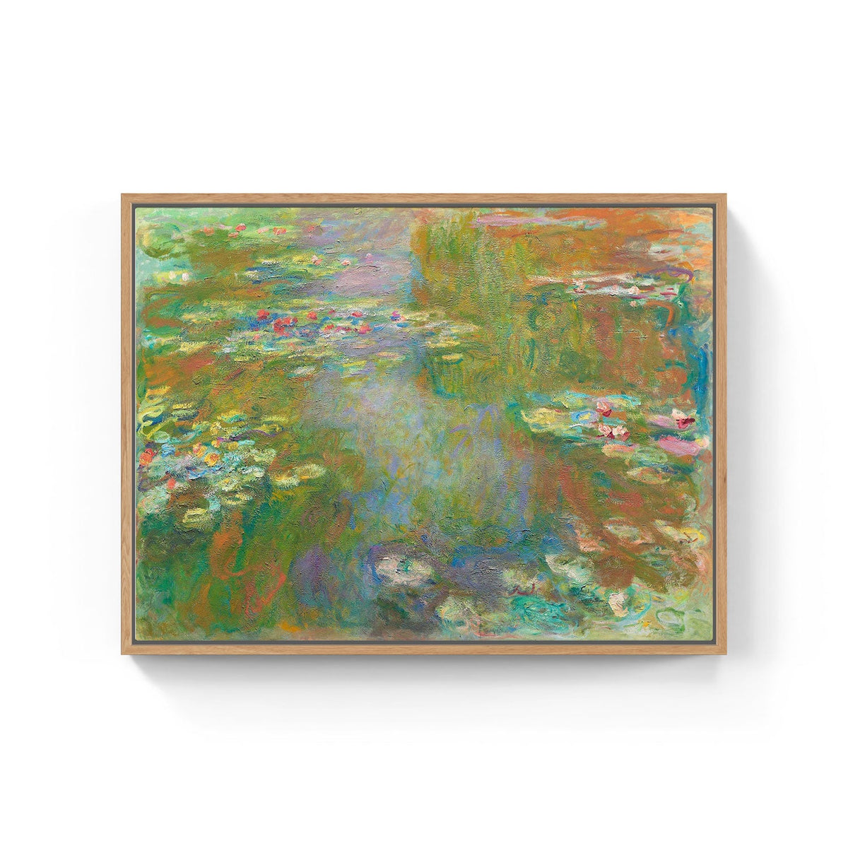 Buy Water Lily Pond Canvas Painting & Wall Art Online – Dessine Art