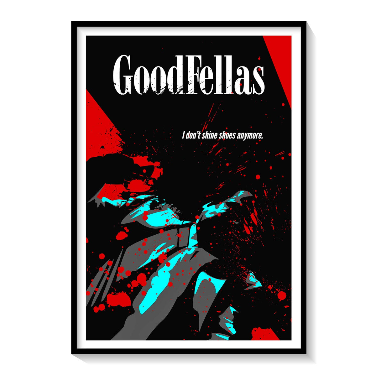 1990 GoodFellas Movie shops Poster 21.5”x19.5” Framed GoodFellas Movie Poster A Martin