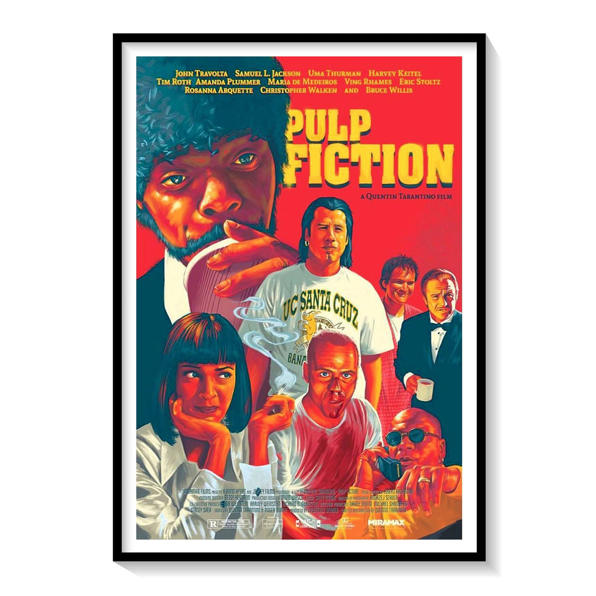 Pulp Fiction 1994 1 Movie Poster Buy Hollywood Famous Movie pulp-fiction-1994-1-movie-poster-buy-hollywood-famous-movie