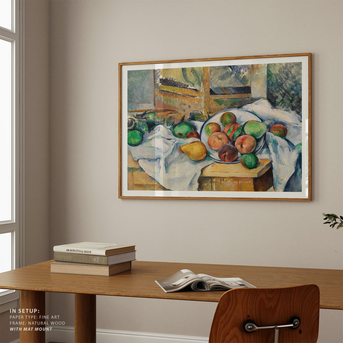 A Table Corner, Paul Cezanne Painting