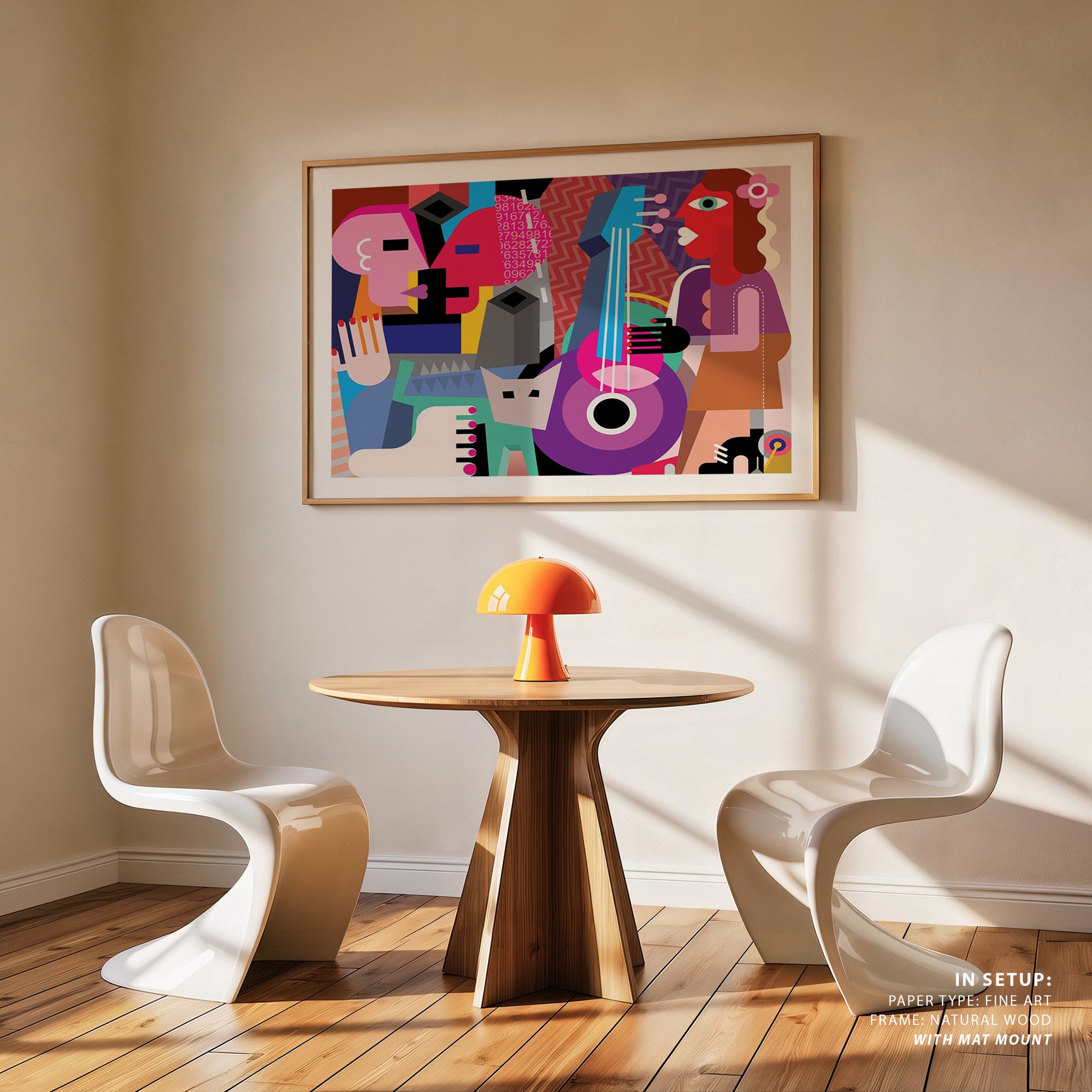 Jazz and Music Painting & Wall Art Print by Pablo Picasso