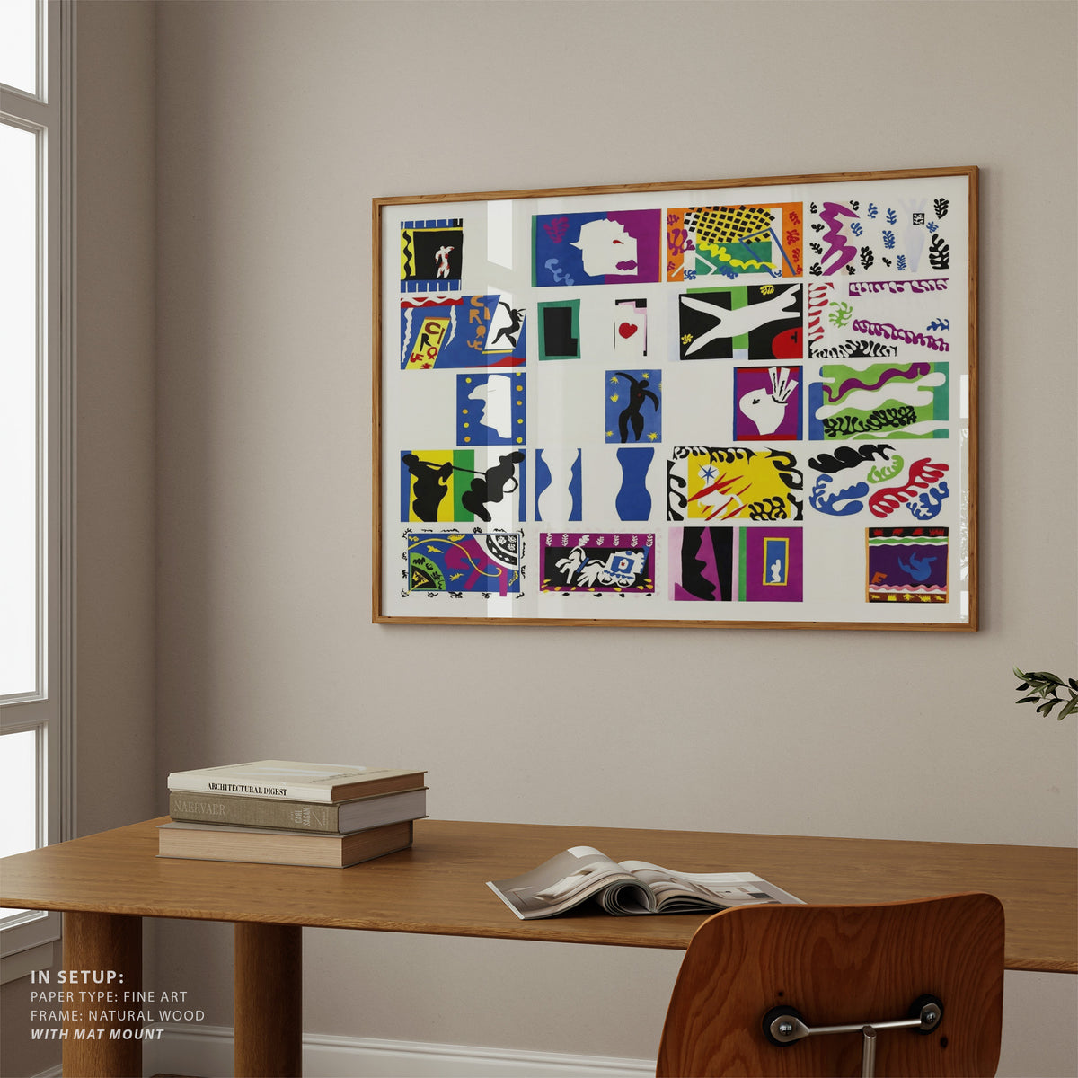 Jazz Portfolio of 20, Henri Matisse Painting