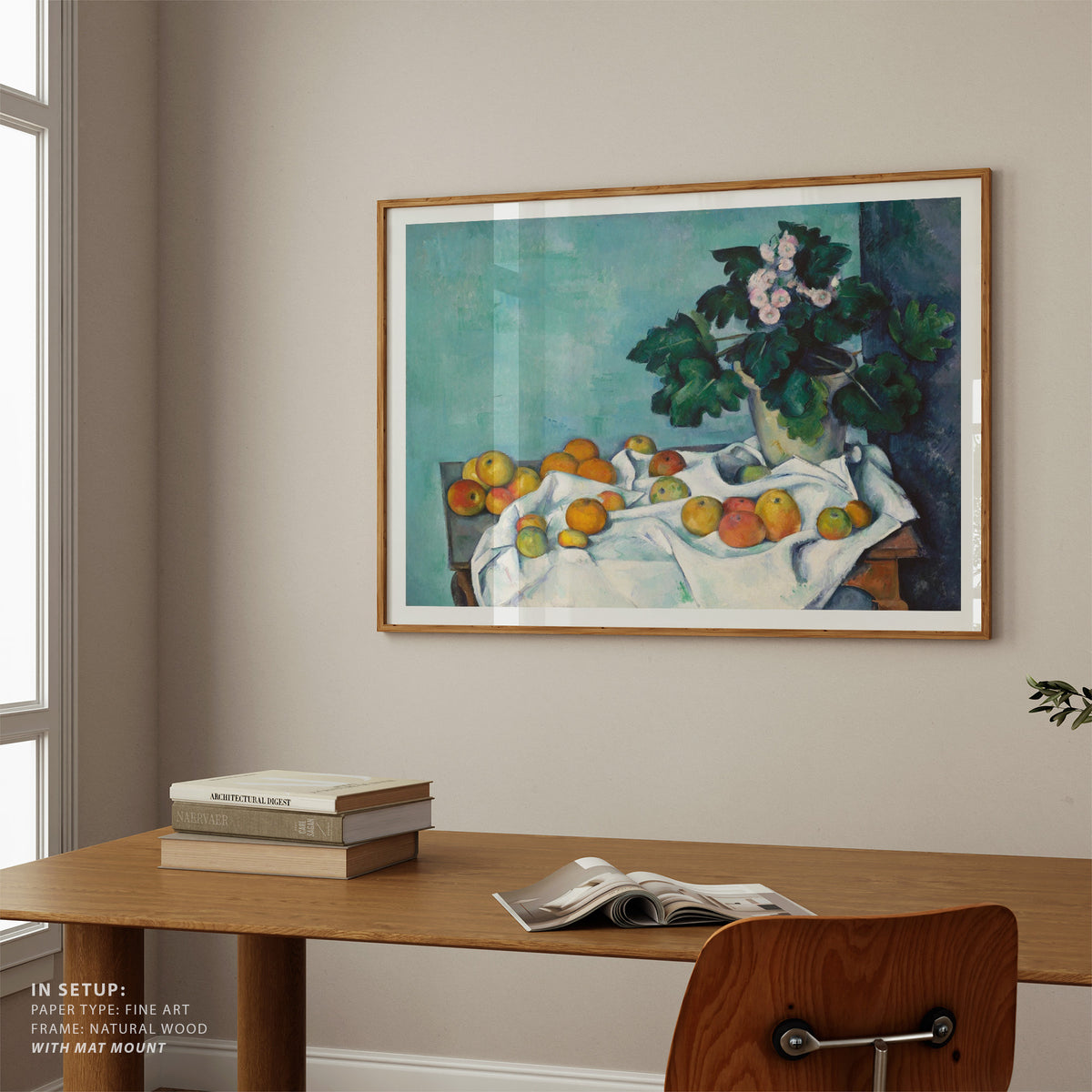 Still Life with Apples 3, Paul Cezanne Painting