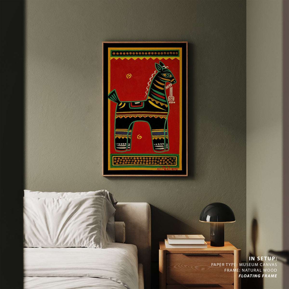 Dark Horse, Jamini Roy Paintings