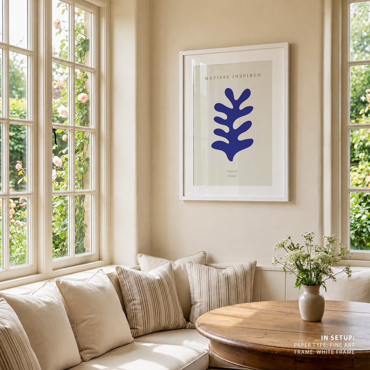 Henri Matisse Style II Gambille, Minimalist Art Painting