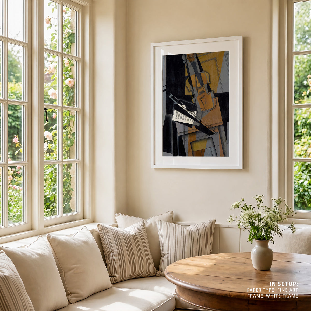 Violin Music, Juan Gris Painting