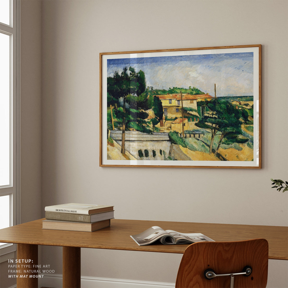 The Road Bridge, Paul Cezanne Painting