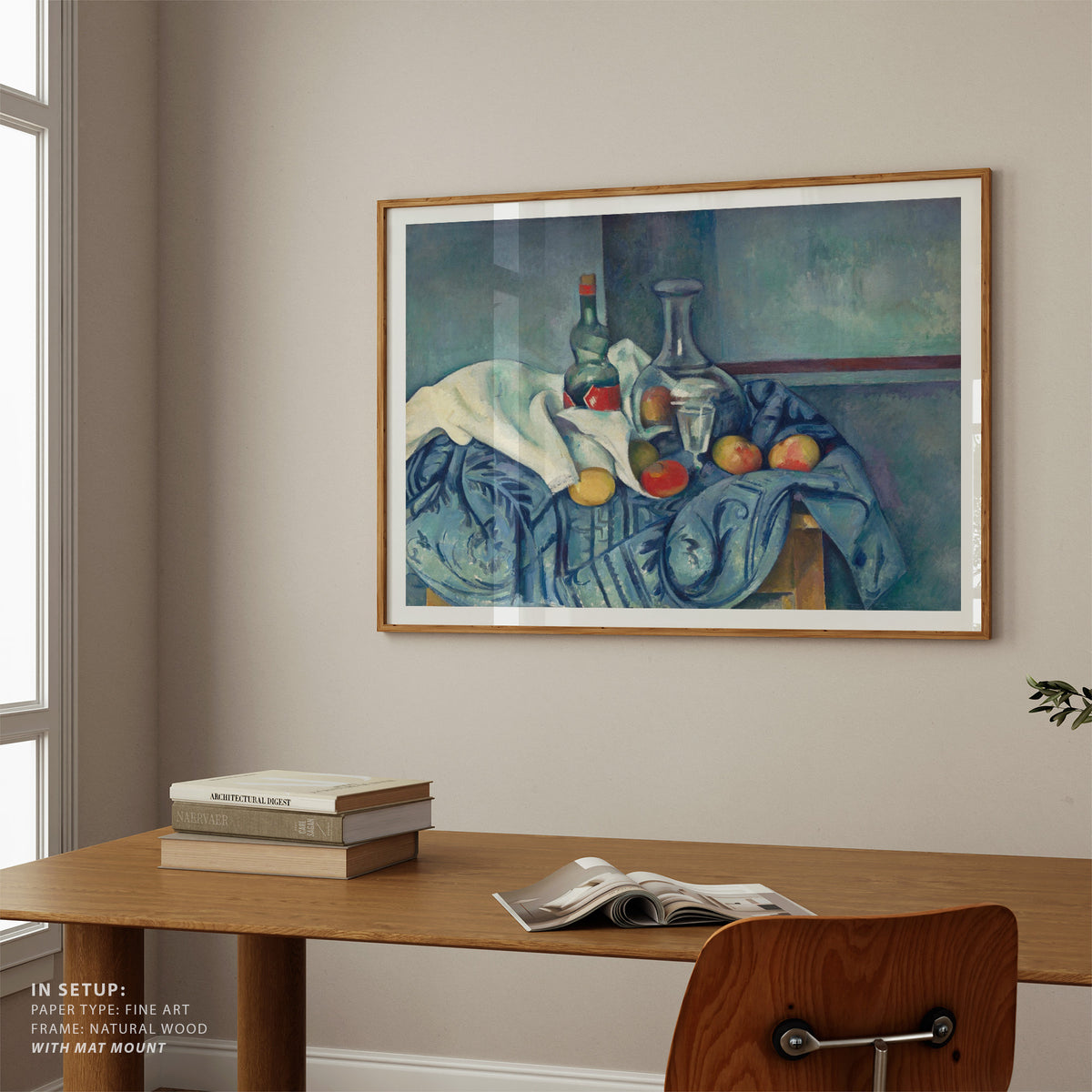 the peppermint, Paul Cezanne Painting