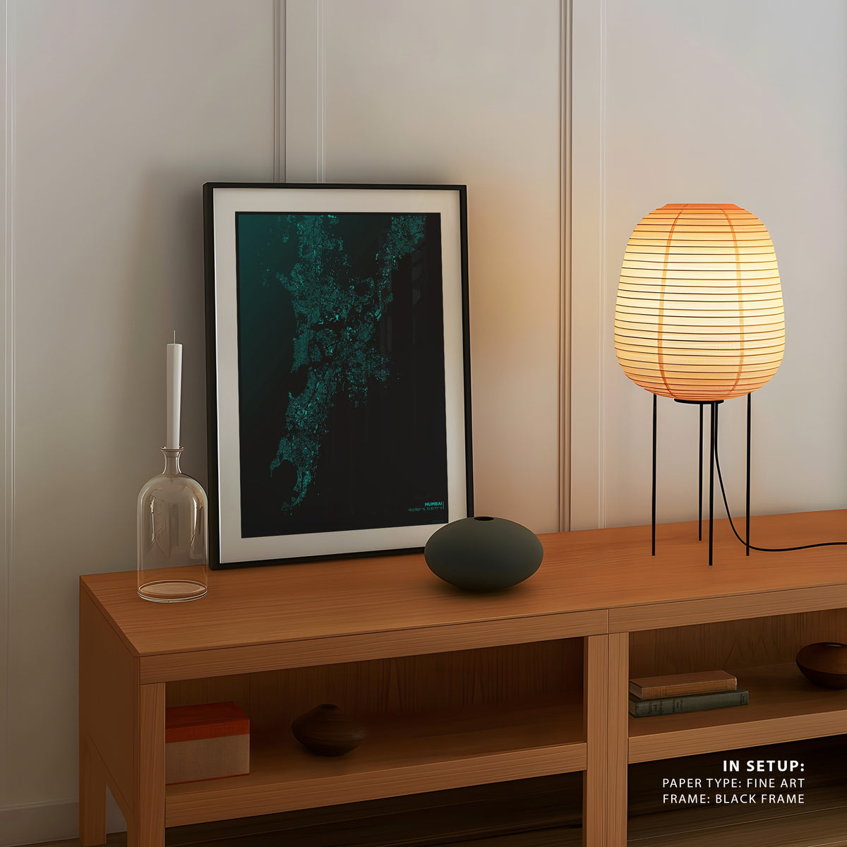 Mumbai Nolli Map, Wall Art Prints