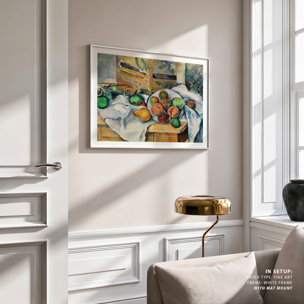A Table Corner, Paul Cezanne Painting
