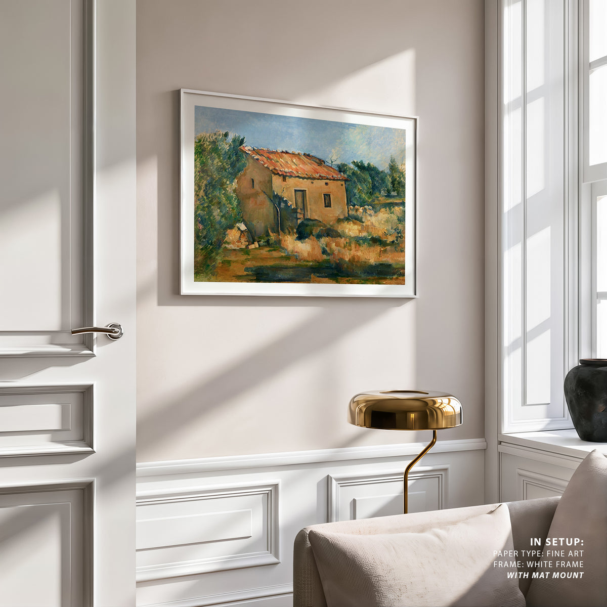 Abandoned House, Paul Cezanne Painting