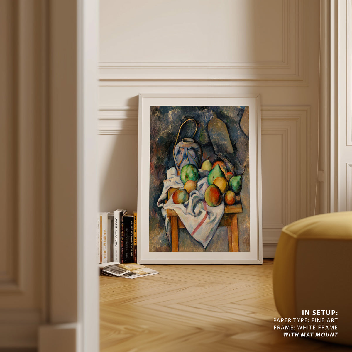 Ginger Jar, Paul Cezanne Painting