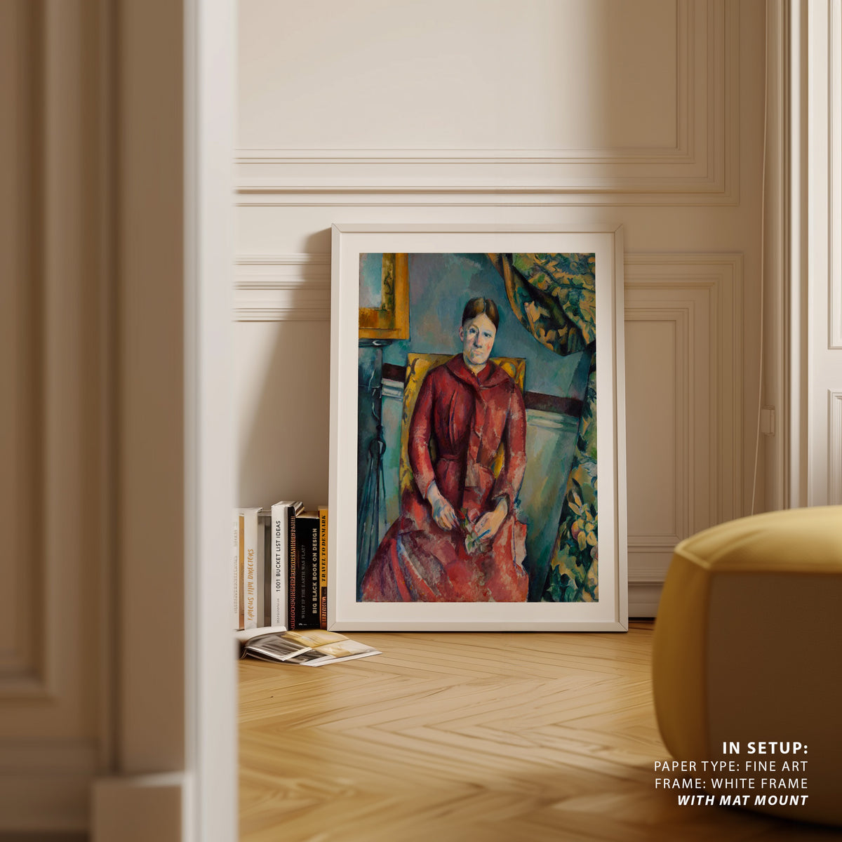 Madame Cezanne 2, Paul Cezanne Painting