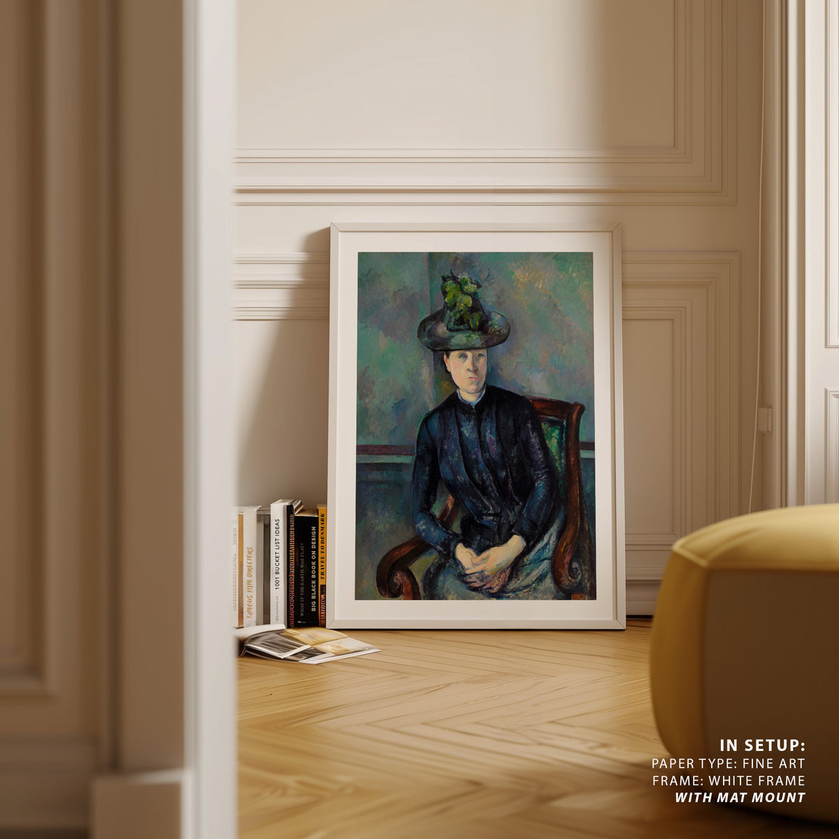 Madame Cezanne, Paul Cezanne Painting
