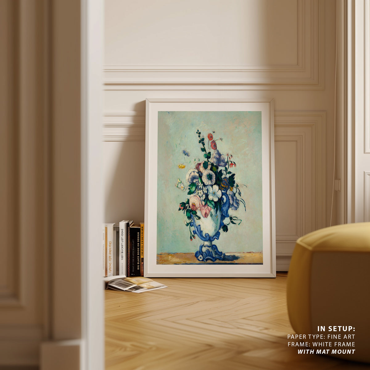 Rococo Vase, Paul Cezanne Painting
