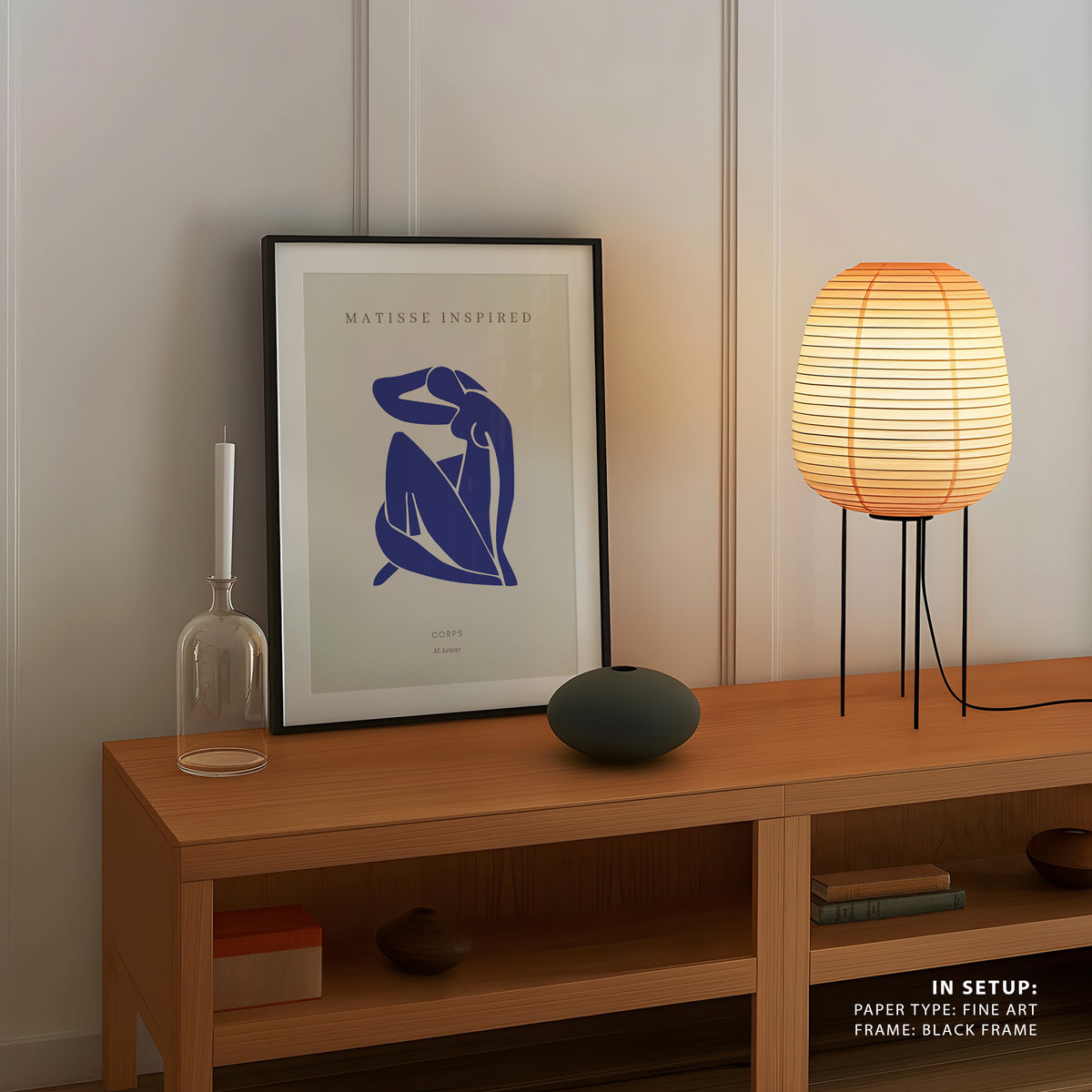 Henri Matisse Style I Corps Style, Minimalist Art Painting