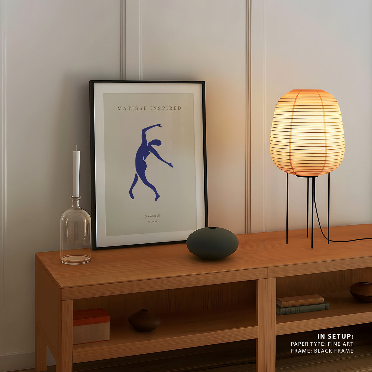 Henri Matisse Style I Gambille, Minimalist Art Painting