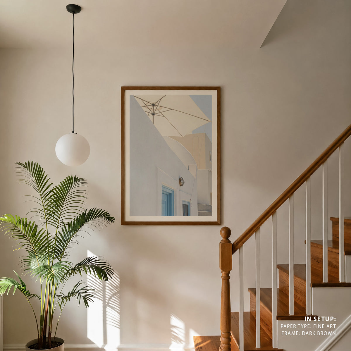sunshade and blue doors Photography, Photo Print