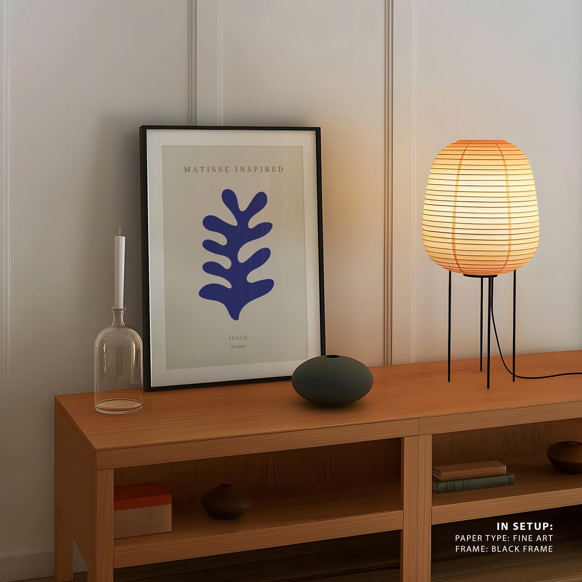 Henri Matisse Style II Gambille, Minimalist Art Painting