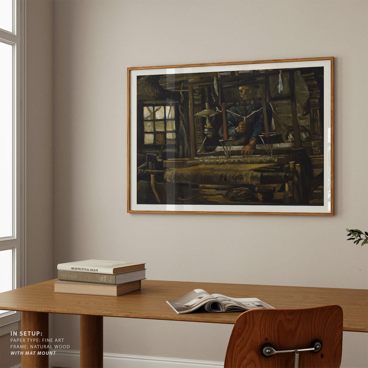 A Weavers Cottage, Van Gogh Painting