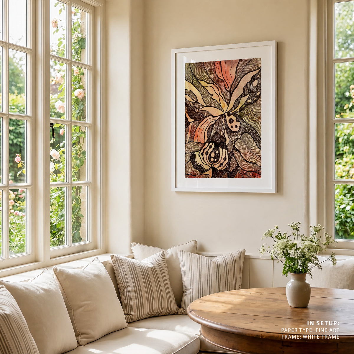 Tropical Fire, Wall Art, Modern Art, Abstract Art
