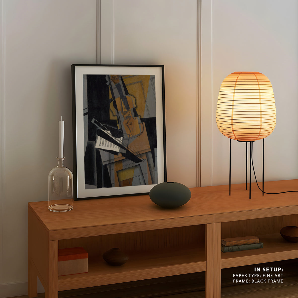 Violin Music, Juan Gris Painting