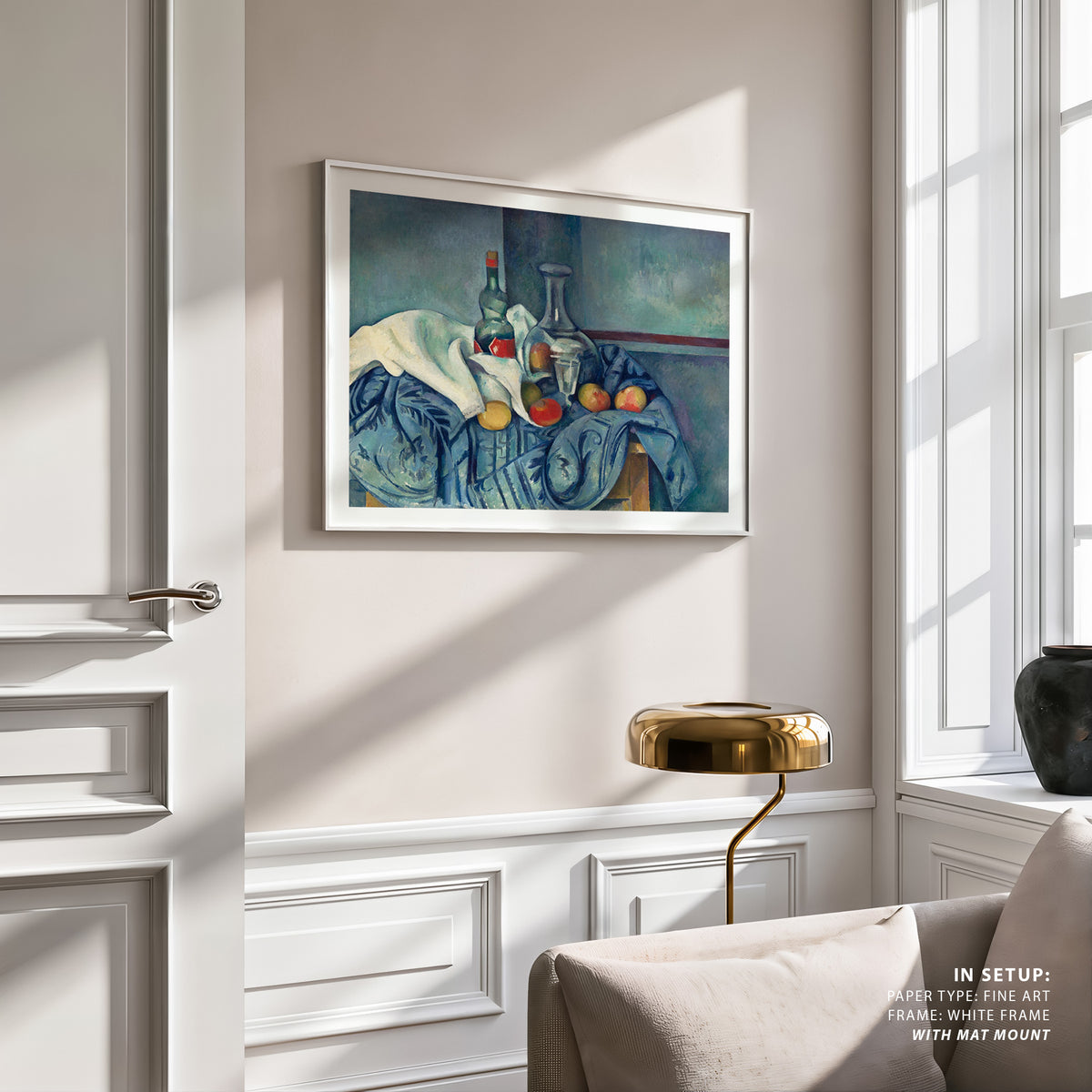 the peppermint, Paul Cezanne Painting