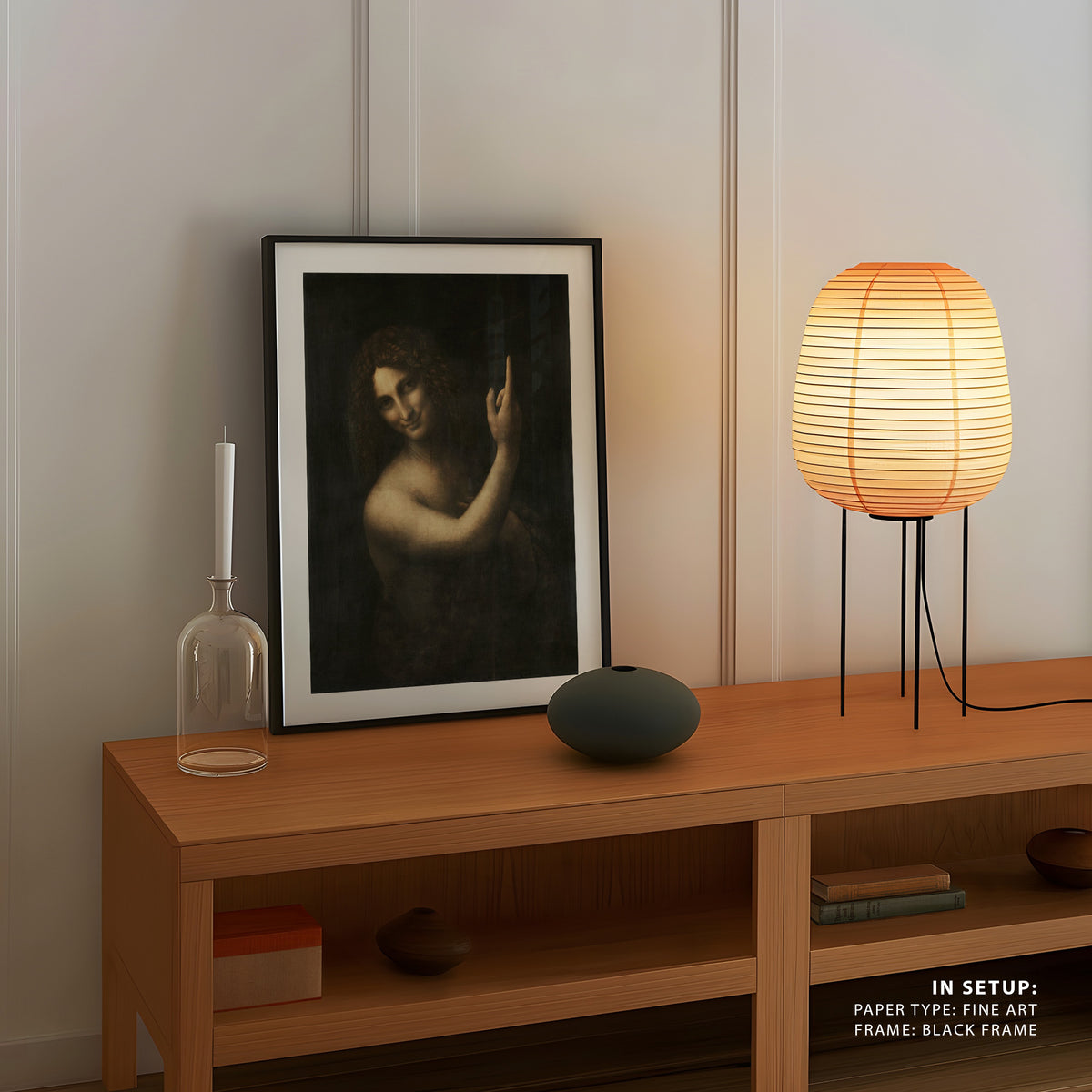 Saint John the Baptist, Leonardo da Vinci Painting