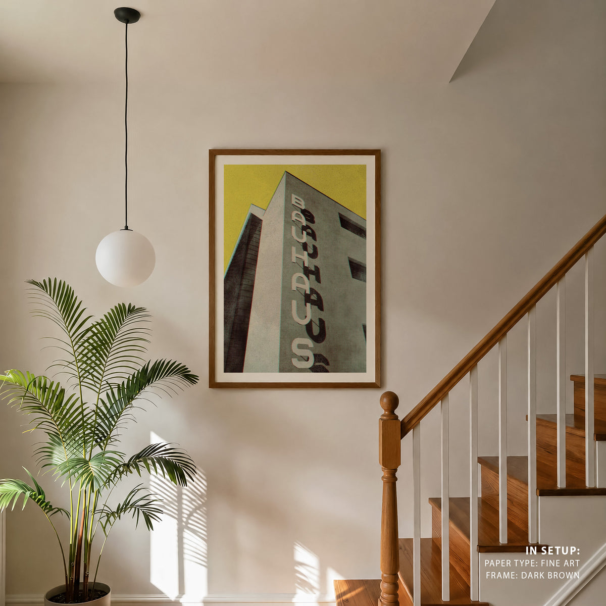 Bauhaus Dessau architecture in vintage magazine style Photography, Photo Print
