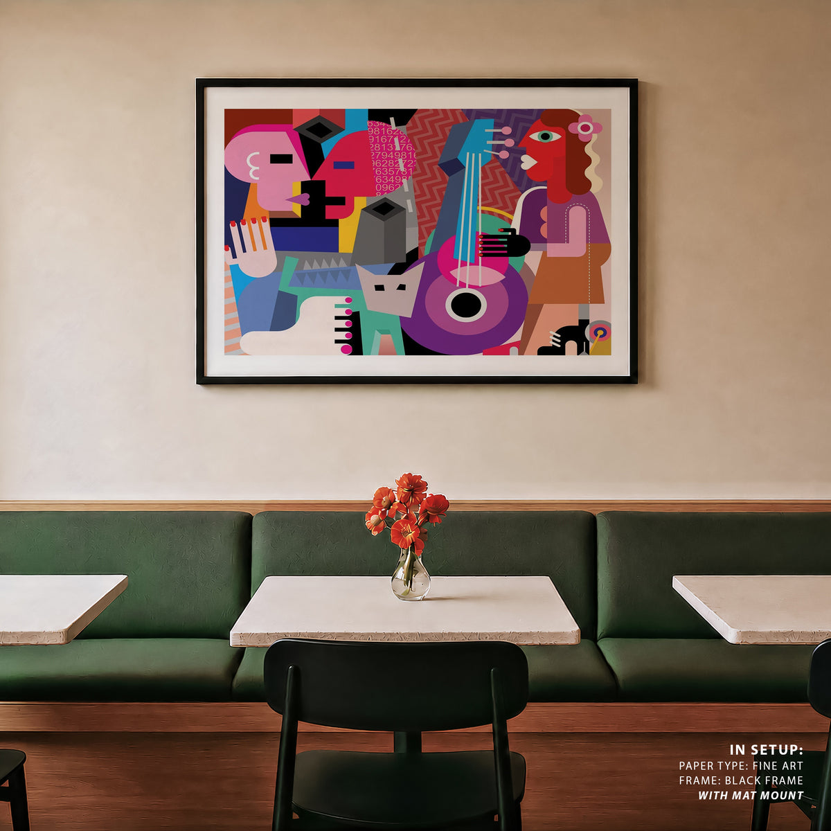 Jazz and Music, Picasso Painting