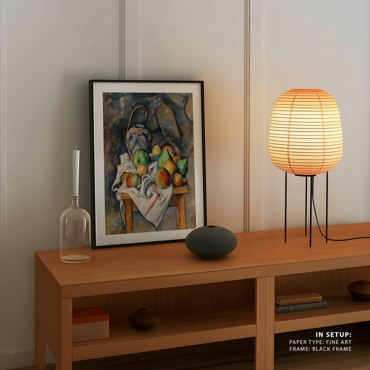 Ginger Jar, Paul Cezanne Painting
