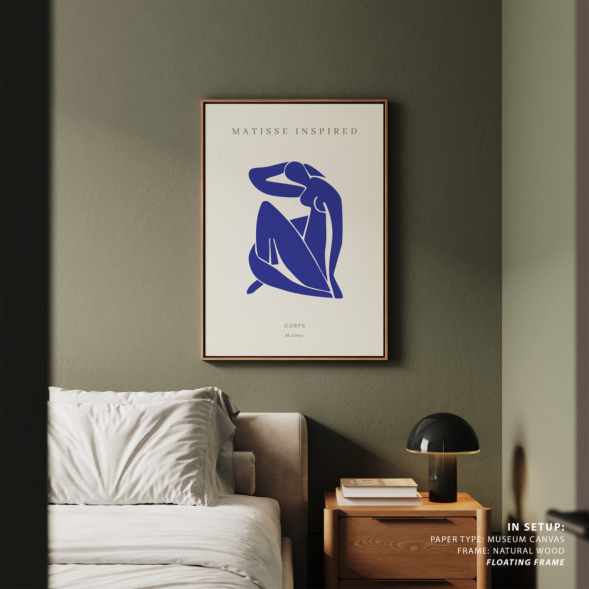Henri Matisse Style I Corps Style, Minimalist Art Painting