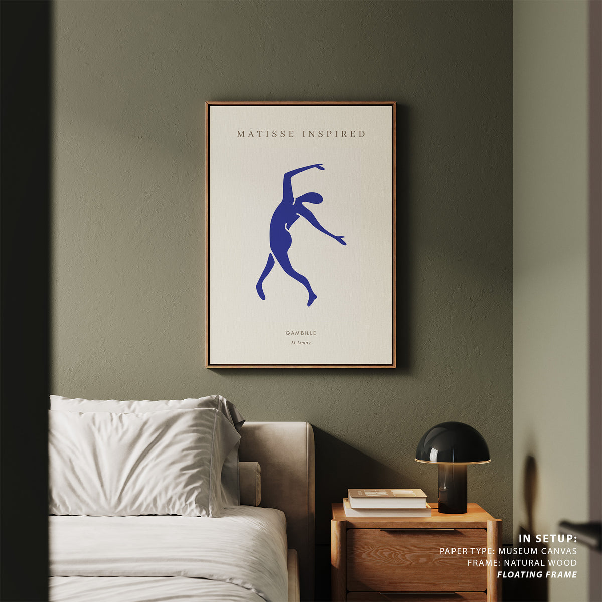 Henri Matisse Style I Gambille, Minimalist Art Painting