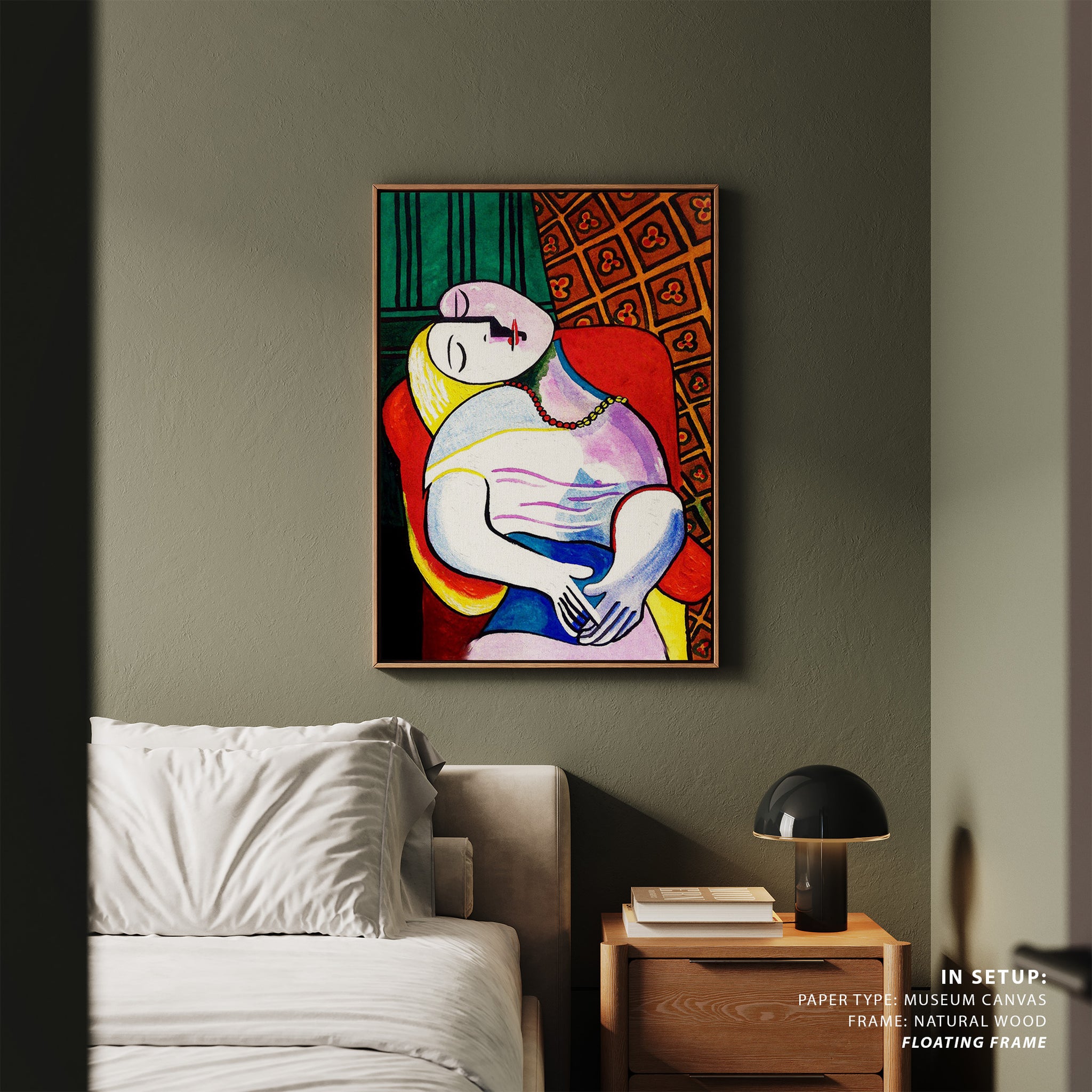 The Dream Painting & Wall Art Print by Pablo Picasso - Dessine Art