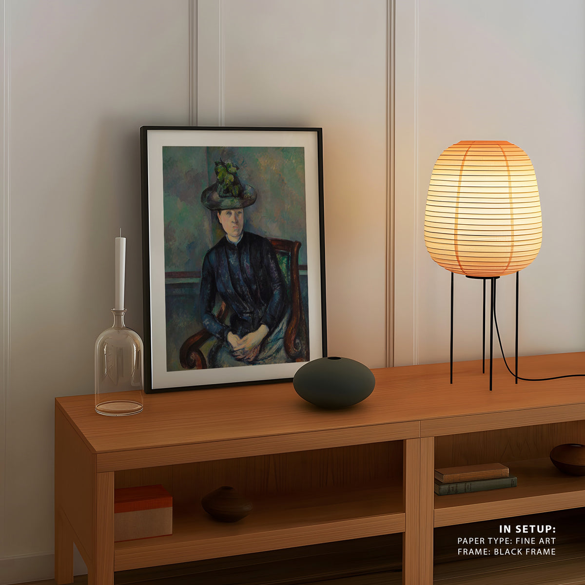 Madame Cezanne, Paul Cezanne Painting