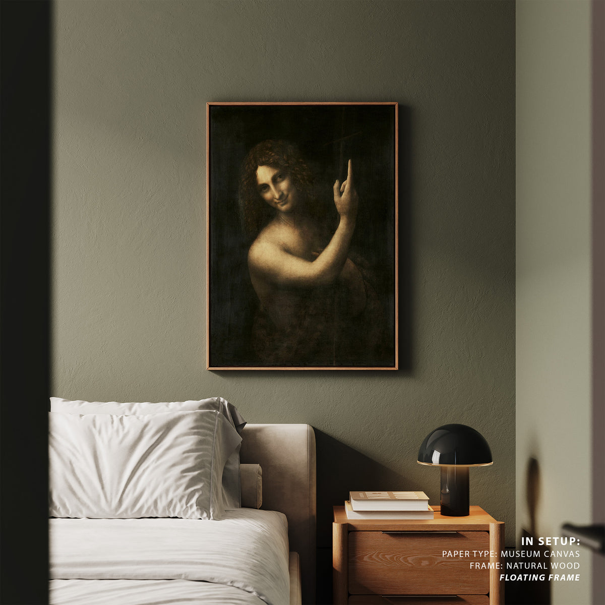 Saint John the Baptist, Leonardo da Vinci Painting