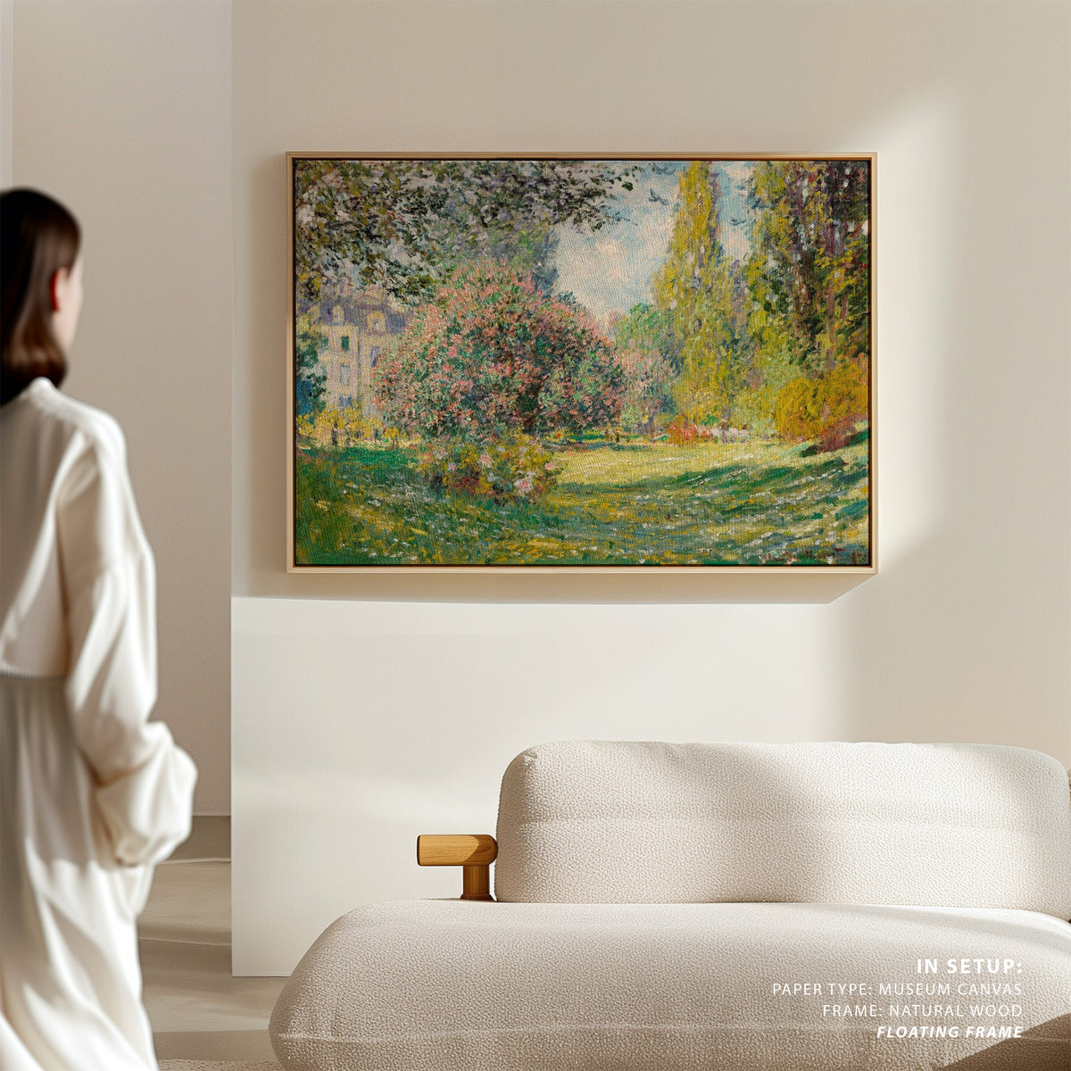 Landscape The Parc Monceau, Claude Monet Art Painting