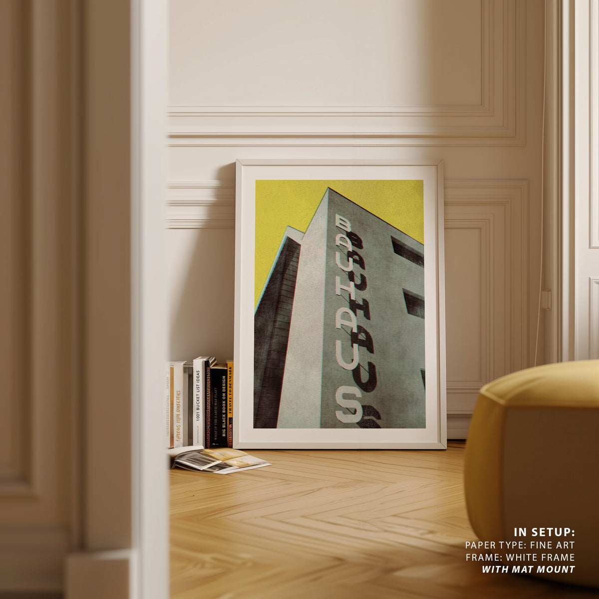 Bauhaus Dessau architecture in vintage magazine style Photography, Photo Print