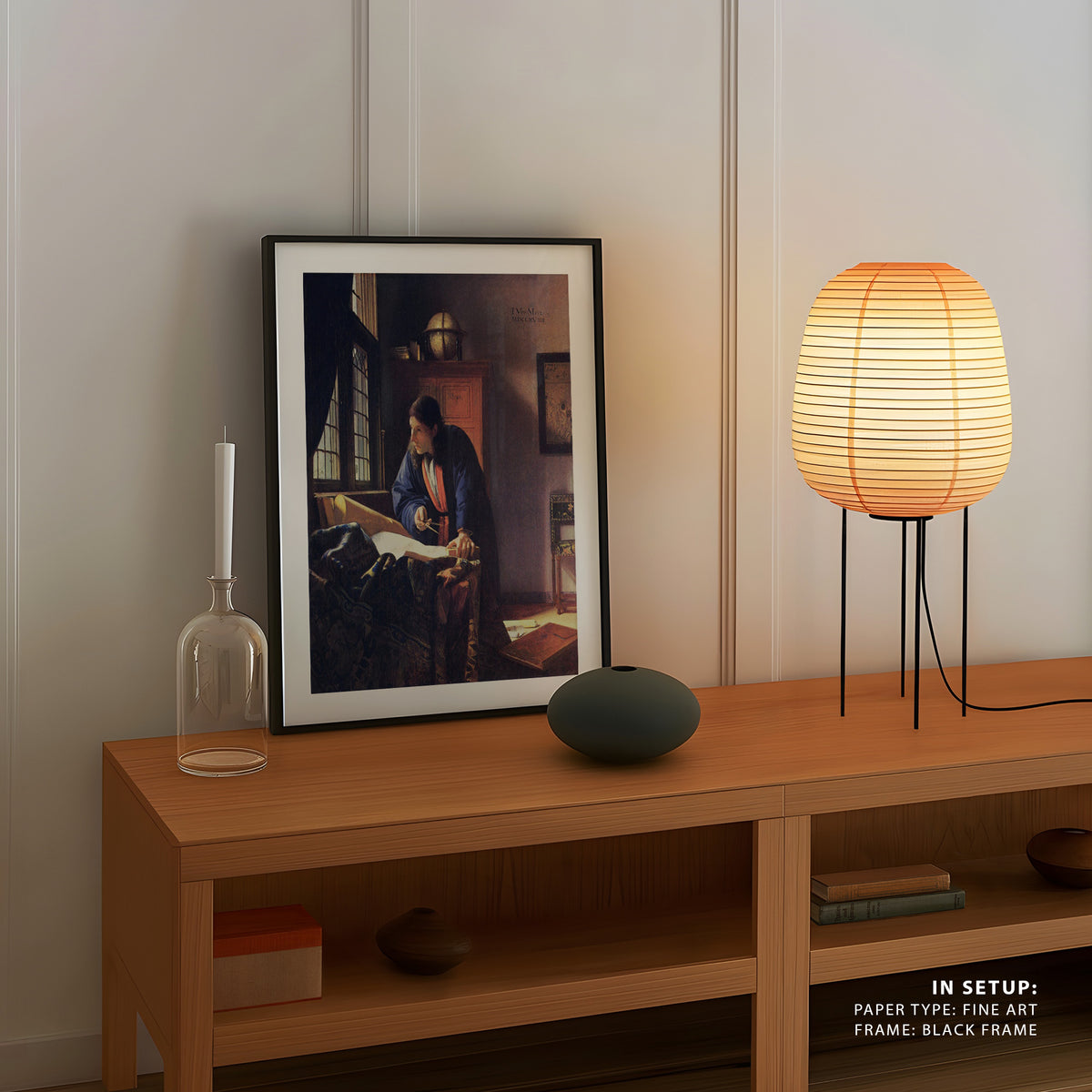 The Geographer, Johannes Vermeer Painting